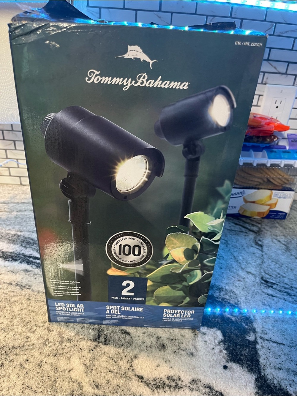Tommy Bahama outdoor Solar LED Spotlights